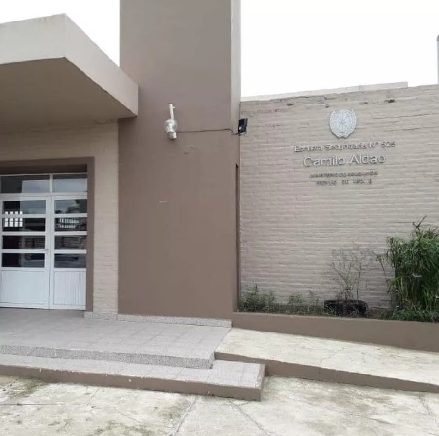 Fachada del establecimiento educativo.