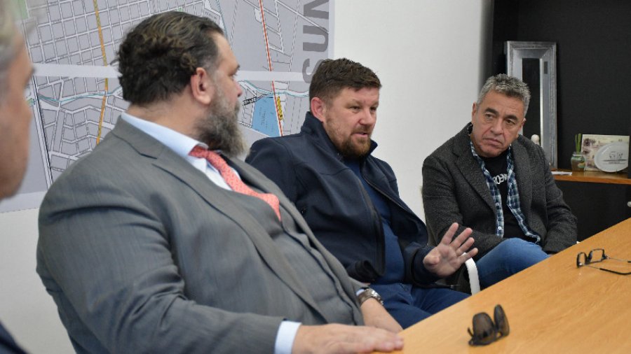 Santiago Pomponio, Pablo Pinotti y Daniel Iturre.