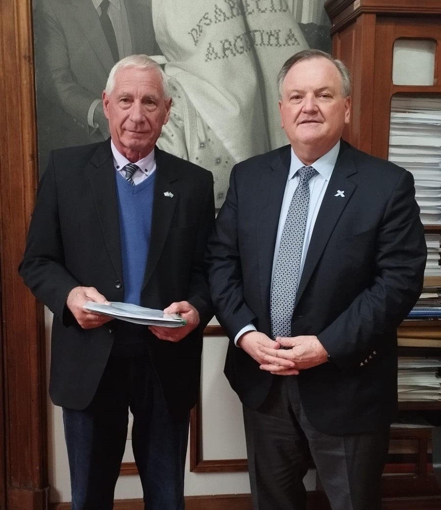 Hugo Boscarol y Felipe Michlig.