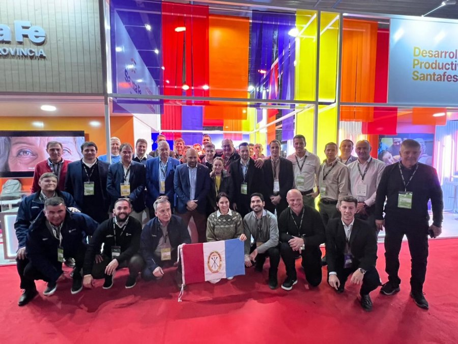 POTENCIAL SANTAFESINO. 50 empresas expusieron su desarrollo productivo en tierras cuyanas.