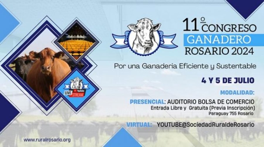 CONGRESO GANADERO. Se realizar&aacute; en julio en Rosario.