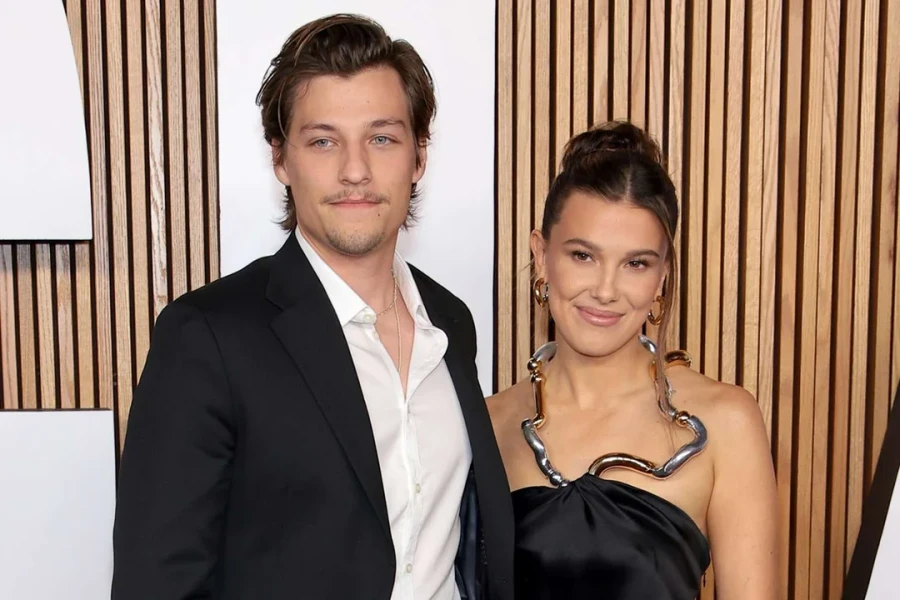 Millie Bobby Brown y Jake Bongiovi.