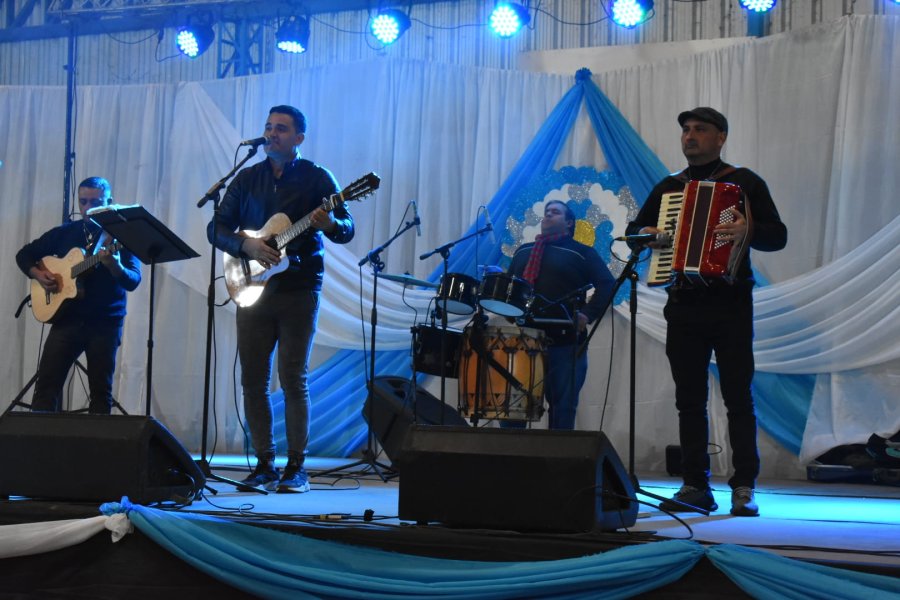 Nahuel Calevaris durante su presentaci&oacute;n.