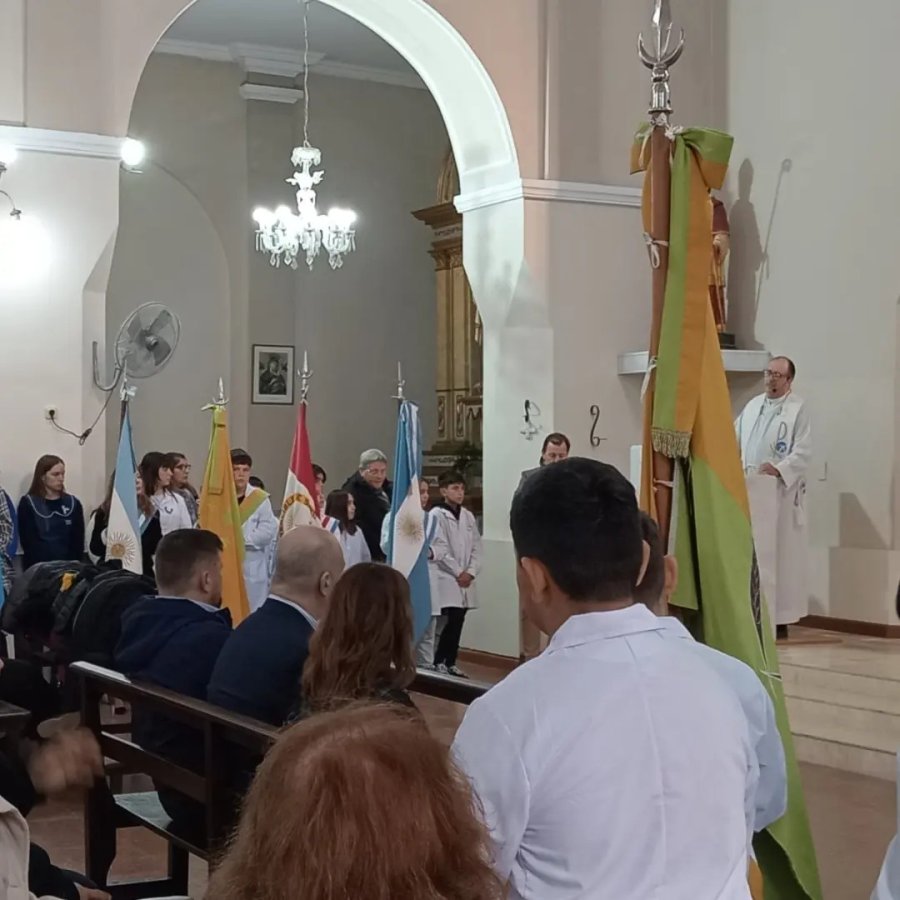 Un instante del Te Deum.