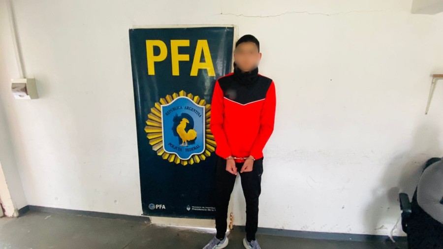 Uno de los detenidos en los allanamientos.