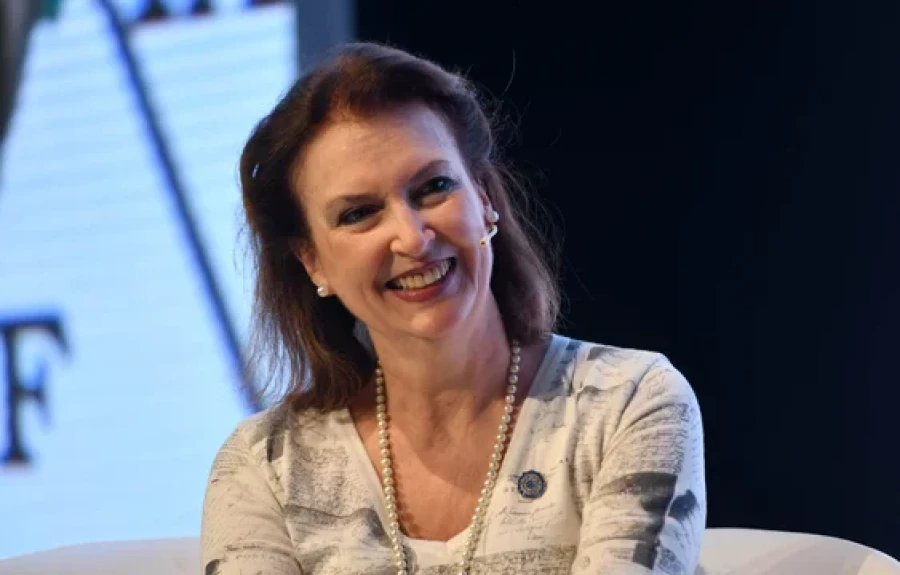 La canciller, Diana Mondino.