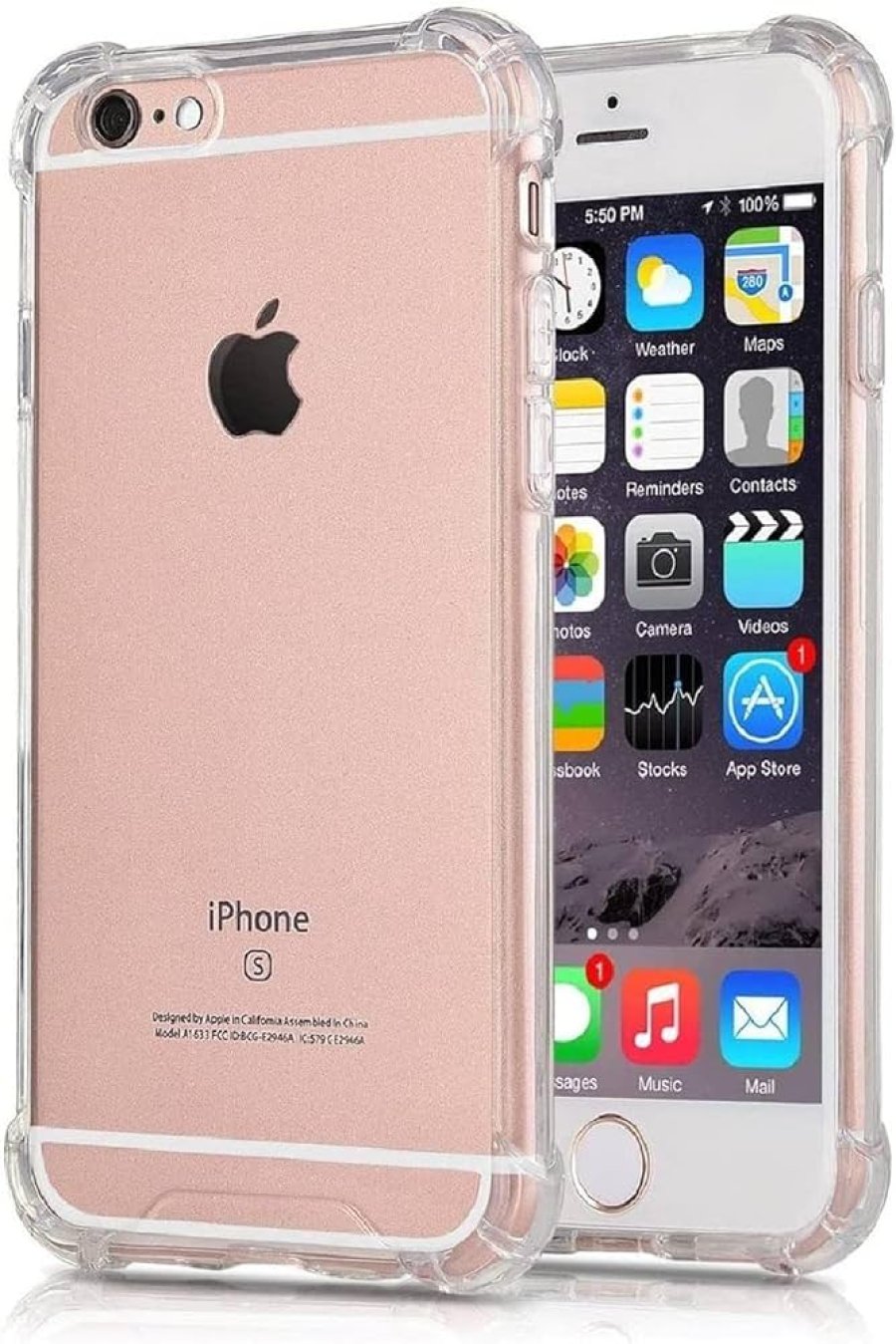 El teléfono celular marca Apple iPhone 6s es similar al que se observa.