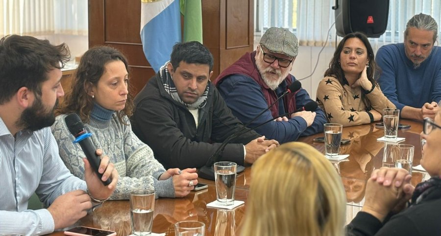 La reuni&oacute;n entre concejales e integrantes del C&iacute;rculo de la Prensa.