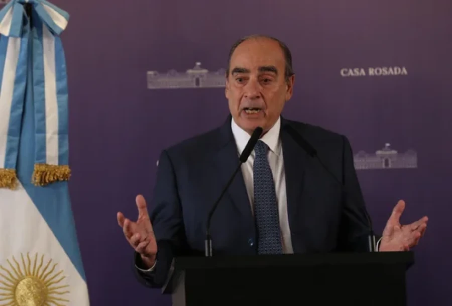 El jefe de Gabinete, Guillermo Francos.