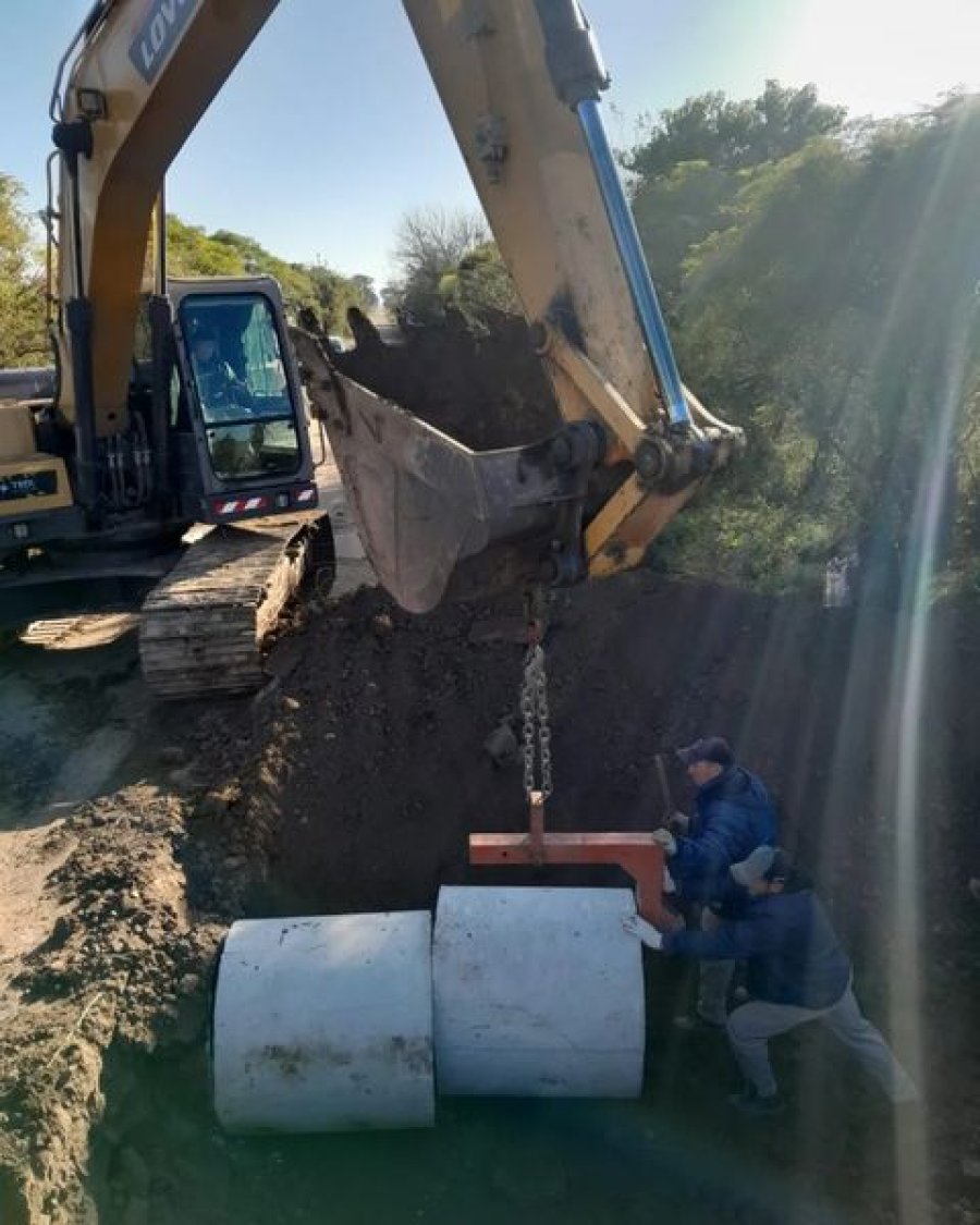 Los trabajos se ejecutan en la zona rural.