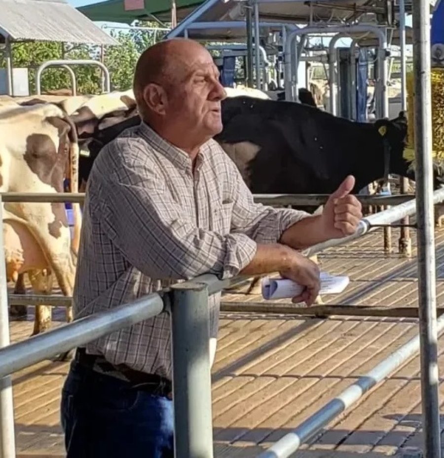 REFERENTE. Miguel Taverna es la máxima autoridad del INTA en Lechería.