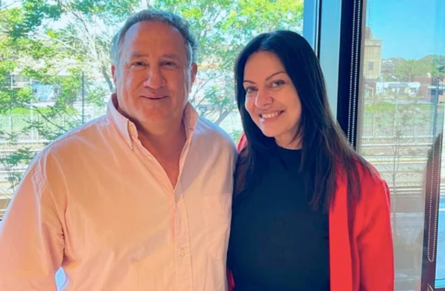 La ministra Sandra Pettovello y Pablo de la Torre.