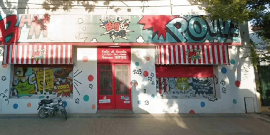 El salón de eventos donde ocurrió la tragedia.