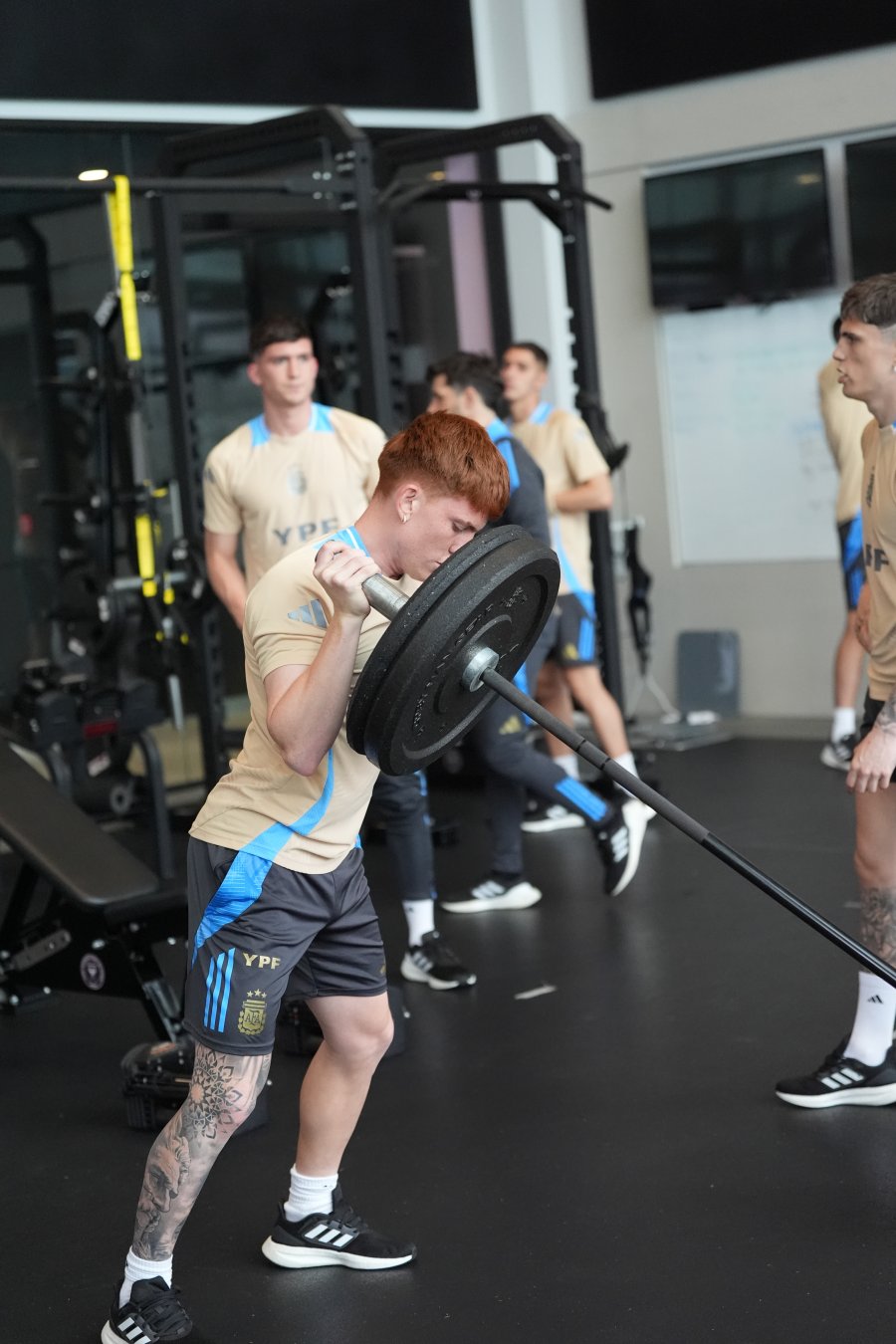 EN EL GIMNASIO./ Valentín Barco.