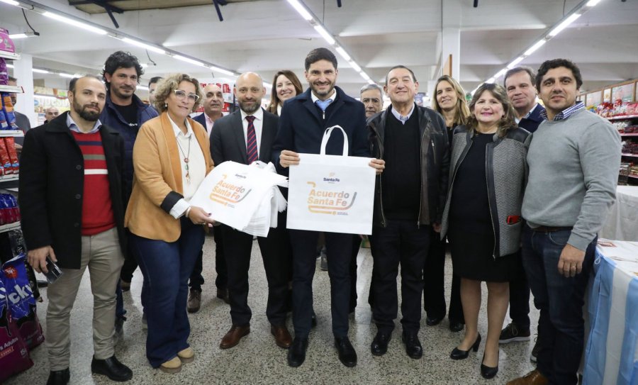LANZAMIENTO. &ldquo;Este acuerdo lo hicimos con cadenas santafesinas y eso nos enorgullece&rdquo;, afirm&oacute; Pullaro.