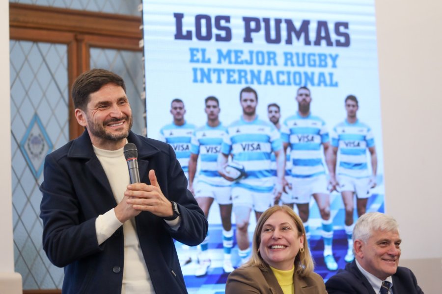 ORGULLOSO./ Pullaro durante la presentación.