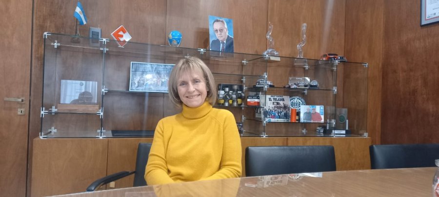 GRACIELA ACASTELLO. En la oficina de la empresa Etma recibió a Diario LA OPINIÓN.