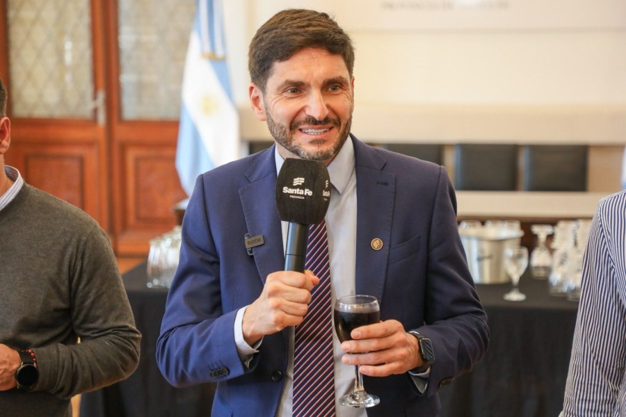 Estuvo acompa&ntilde;ado por el secretario de Comunicaci&oacute;n, Luis Persello.