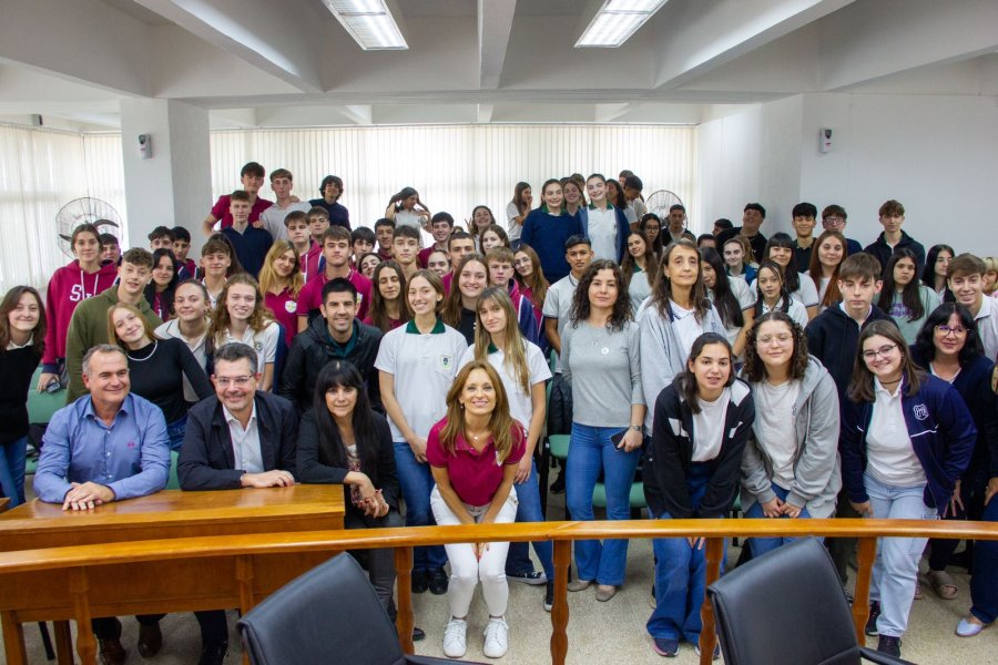 CON LOS JOVENES. Los concejales de la ciudad volver&aacute;n a compartir sesiones con los estudiantes rafaelinos.