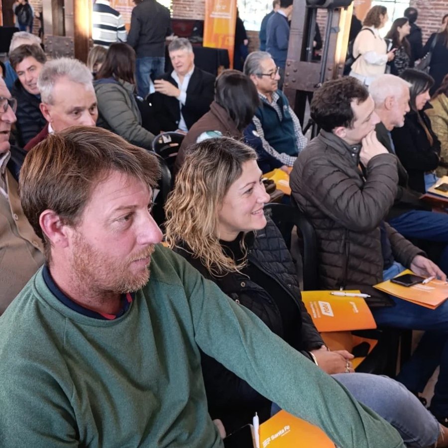La funcionaria sanvicentina durante el encuentro.