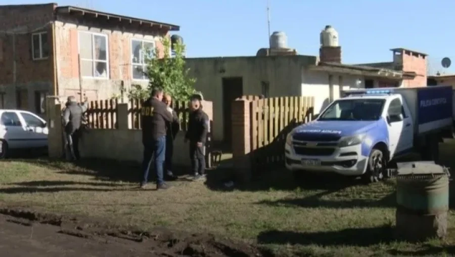La casa donde ocurri&oacute; el crimen.