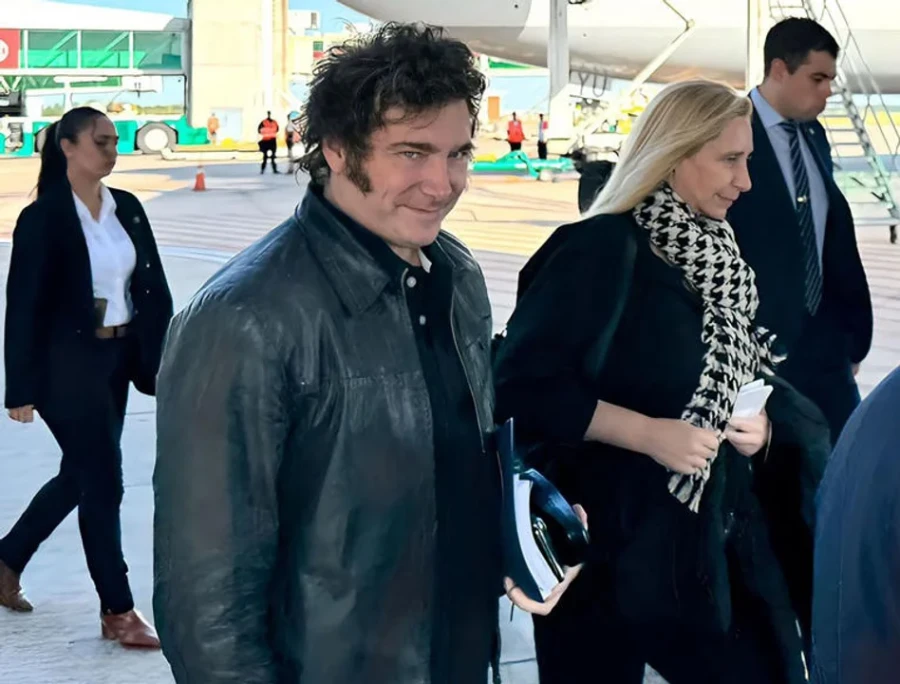 Milei llega esta tarde a Italia.