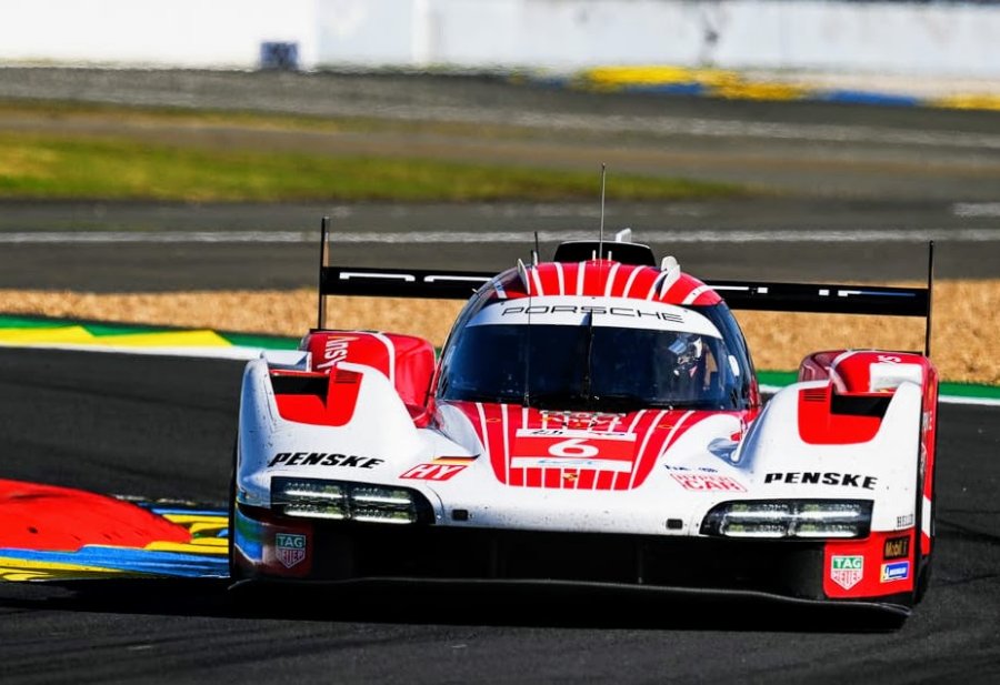 PORSCHE. Sobre el final de la clasificaci&oacute;n se qued&oacute; con la pole en Le Mans.