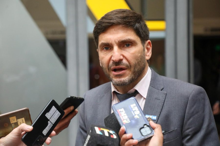 PULLARO. Realiz&oacute; declaraciones ante la prensa en Santa Fe.