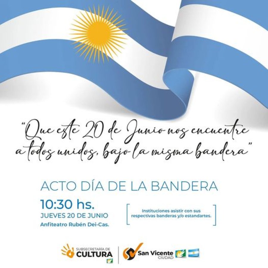 La convocatoria a la ceremonia.
