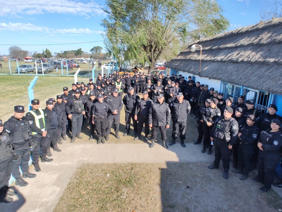 Las fuerzas de seguridad destacaron que "todo se desarrolló con normalidad".