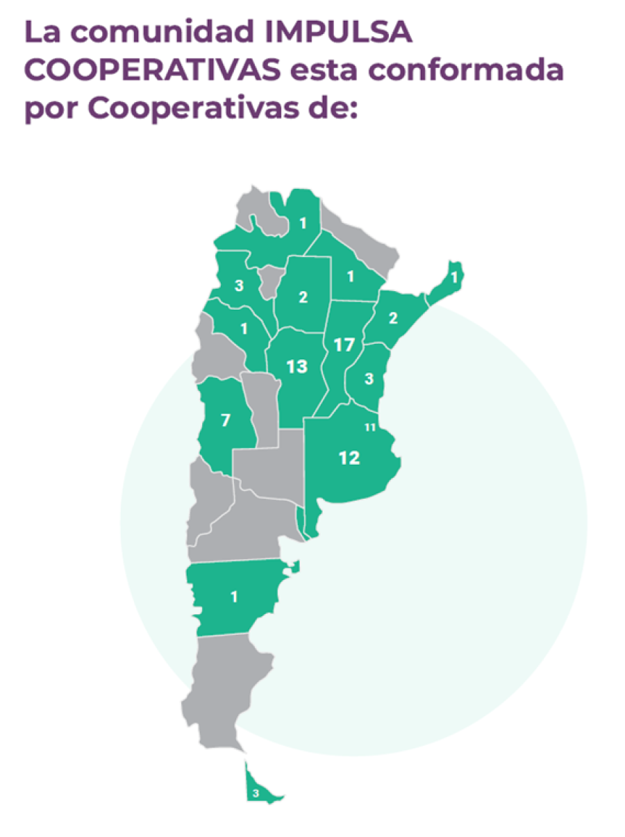 Las provincias que participan del programa.