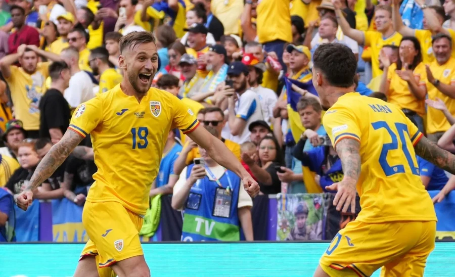 FESTEJO RUMANO./ Fue con goleada.