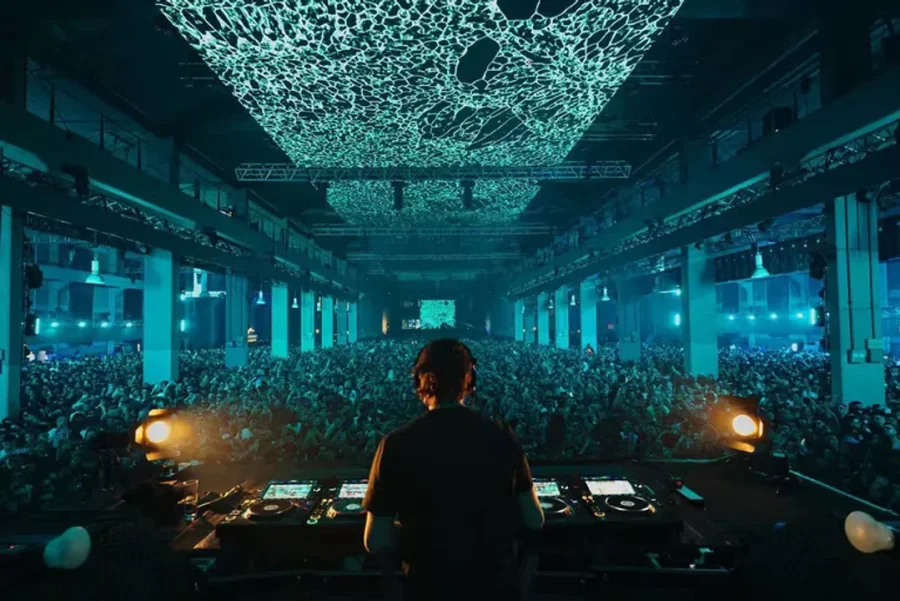 Mara llegó a Córdoba junto con su pareja, ambos oriundos de Posadas, Misiones, para disfrutar del show de electrónica.