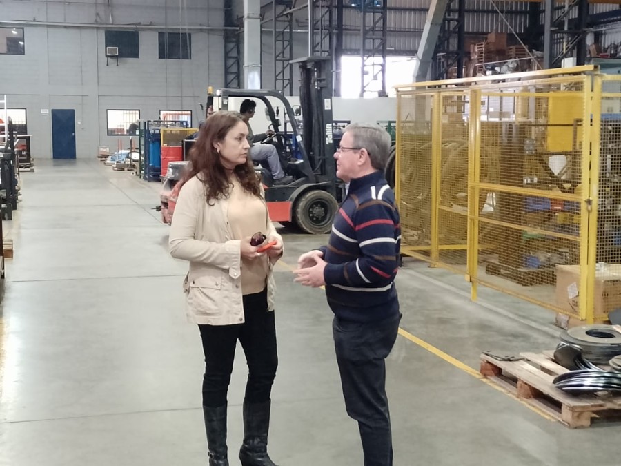 La secretaria de Desarrollo Econ&oacute;mico, Innovaci&oacute;n y Empleo, Patricia Imoberdorf, realiz&oacute; una visita a la planta de Deisa S.A.
