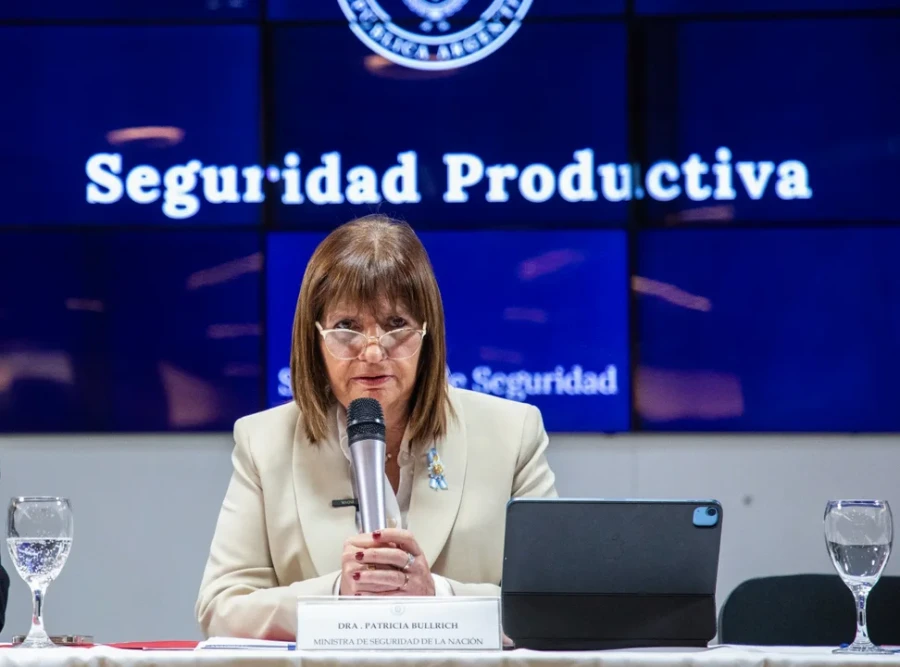 La ministra de Seguridad, Patricia Bullrich.