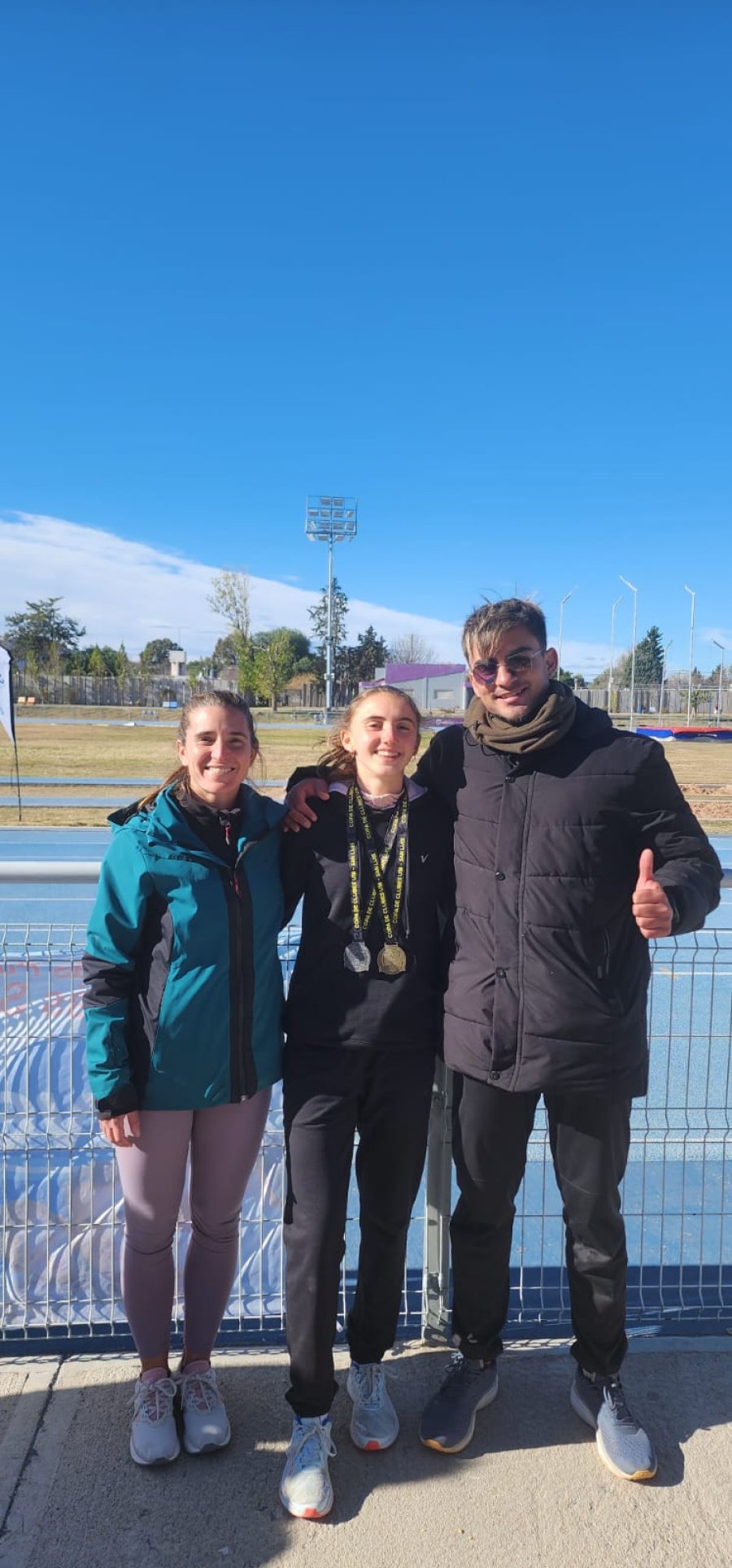 PROTAGONISMO./ Rocío Donnet, Sofía Fregona y Ariel Magallanes.