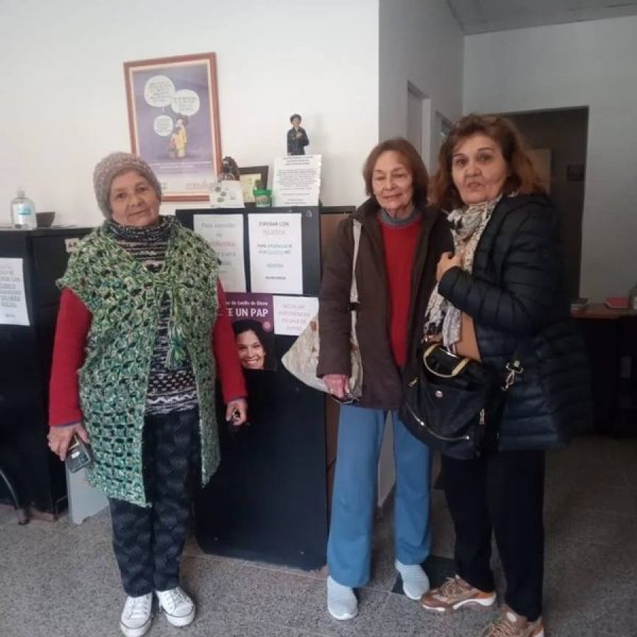 La imagen en el Centro de Salud Ena Richiger.