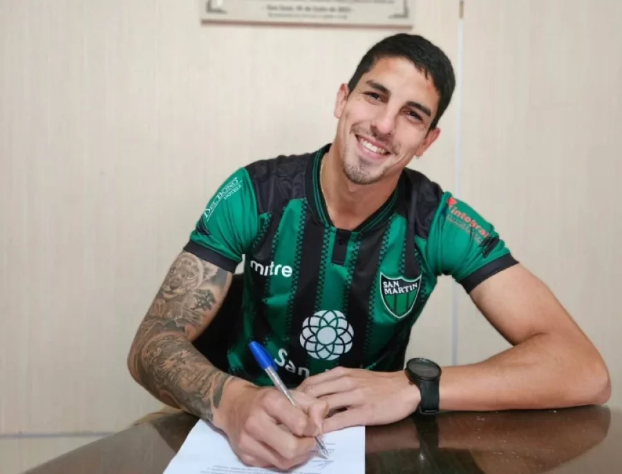 NAZARENO FÚNEZ ES NUEVO JUGADOR DE SAN MARTÍN DE SAN JUAN