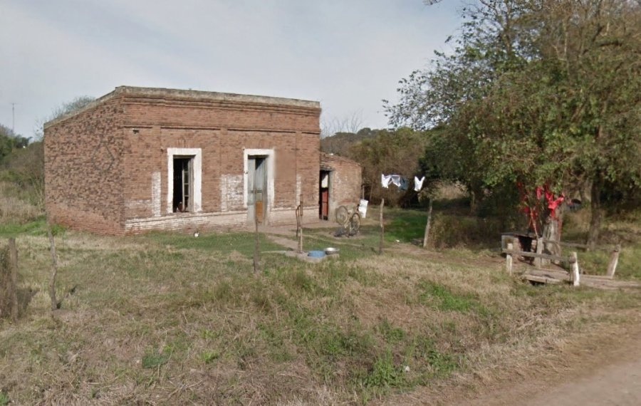 LA CASA. En este inmueble precario y sin vidrios en las ventanas vivía Mario Ricarte.