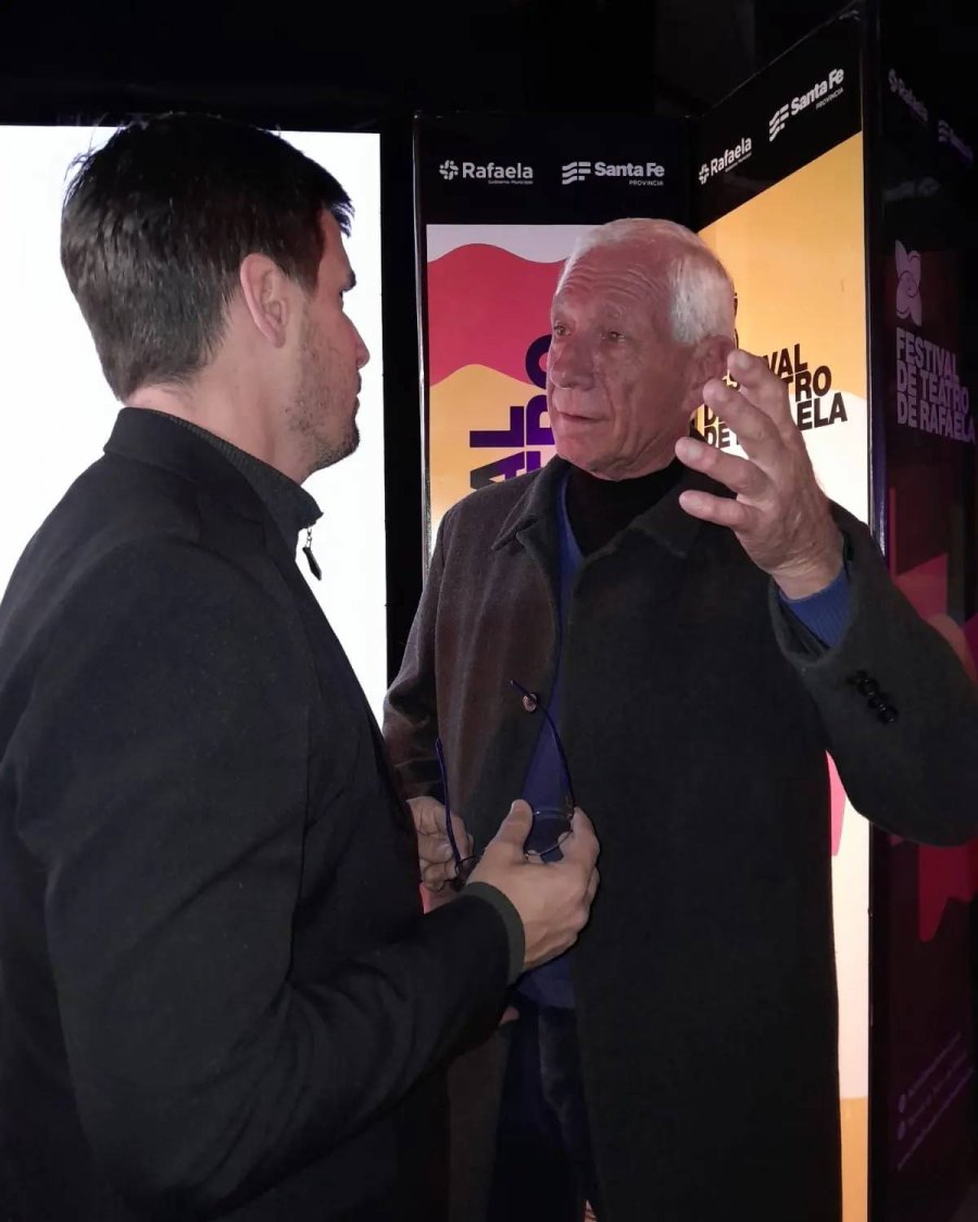 Los dos intendentes, Leo Viotti y Hugo Boscarol.