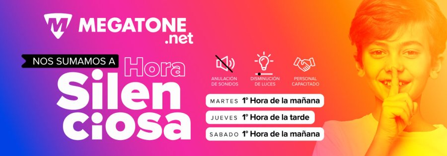 El cronograma de "La Hora Silenciosa" en las 60 sucursales de Megatone.net en todo el pa&iacute;s.