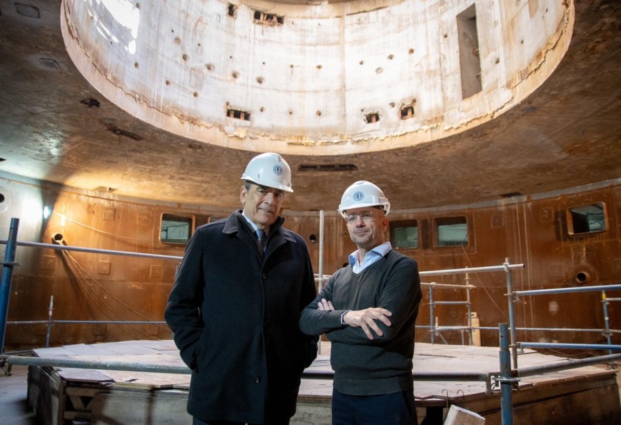 El reactor CAREM es un prototipo de reactor nuclear modular pequeño.