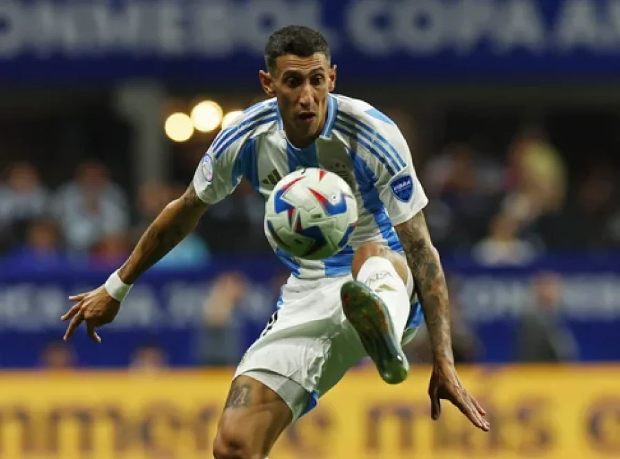 El argentino Ángel Di María en acción.