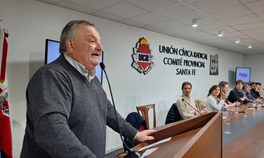 Felipe Michlig, titular del Comit&eacute; Provincial de la UCR. (FOTO PRENSA UCR)