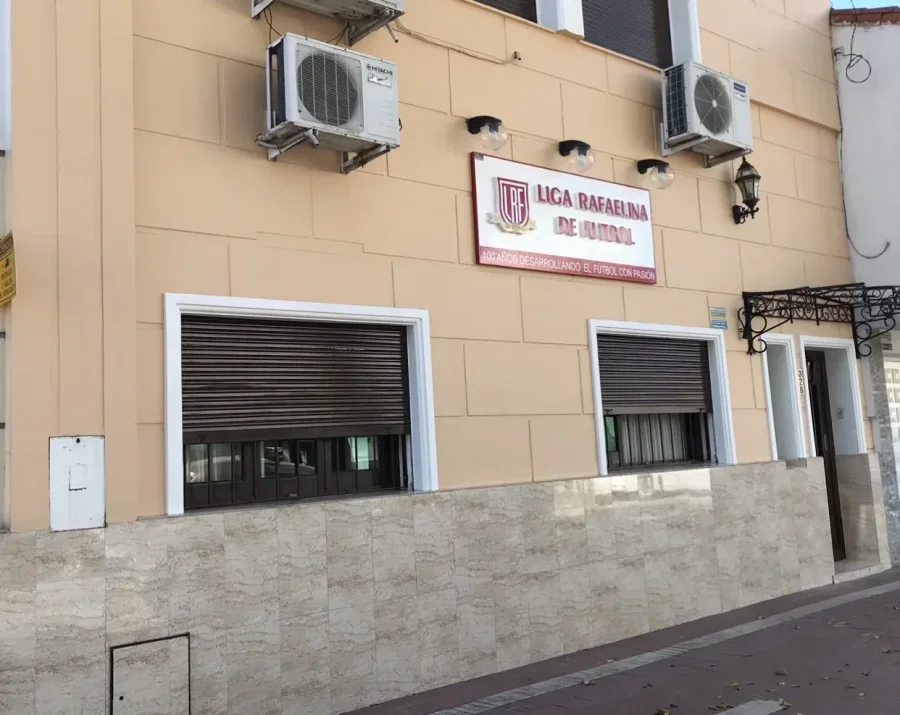 LA SEDE DE LIGA RAFAELINA DE FÚTBOL, EN RIVADAVIA 328