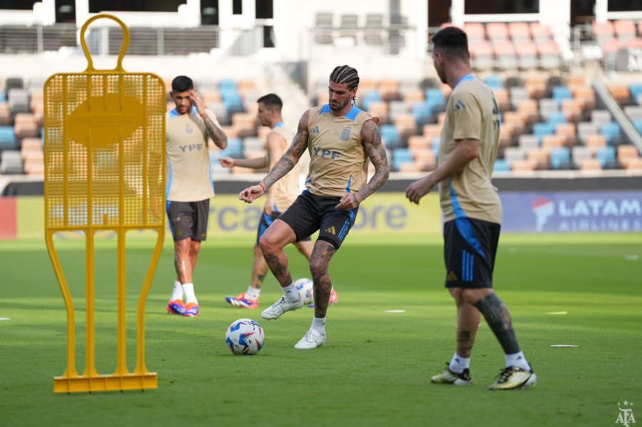 DE PAUL./ Durante la última práctica.