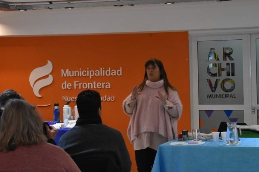 un instante de la reciente capacitaci&oacute;n.