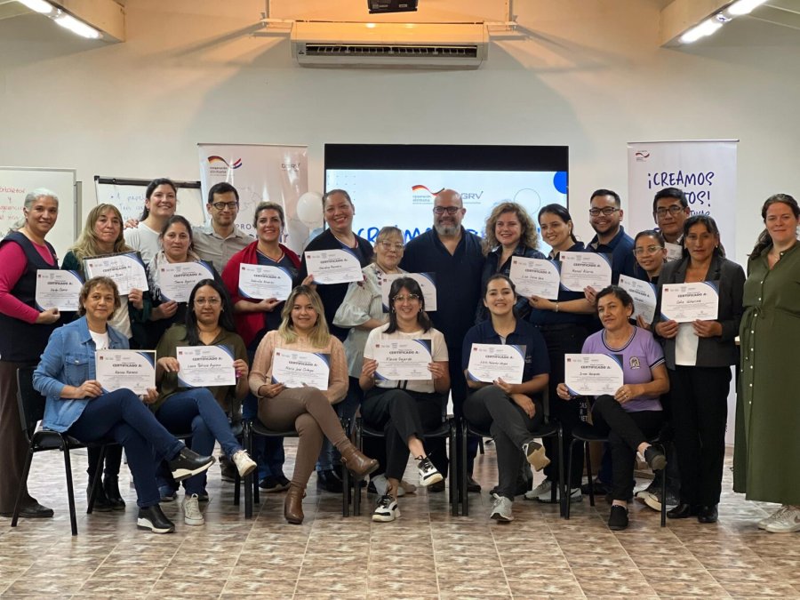 TALLER. El grupo que participó en la actividad de capacitación.