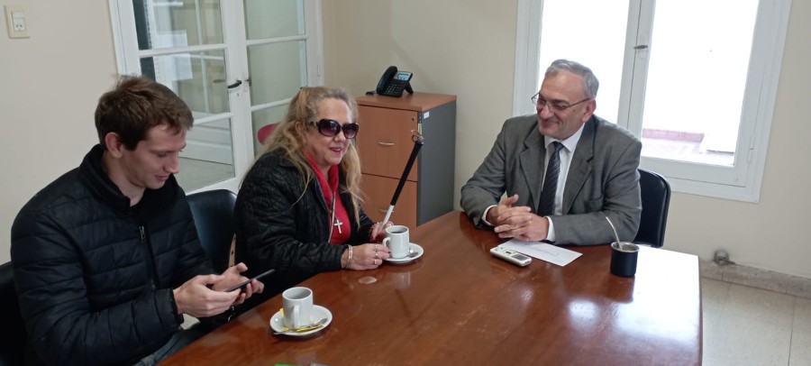 Un instante del reciente encuentro.