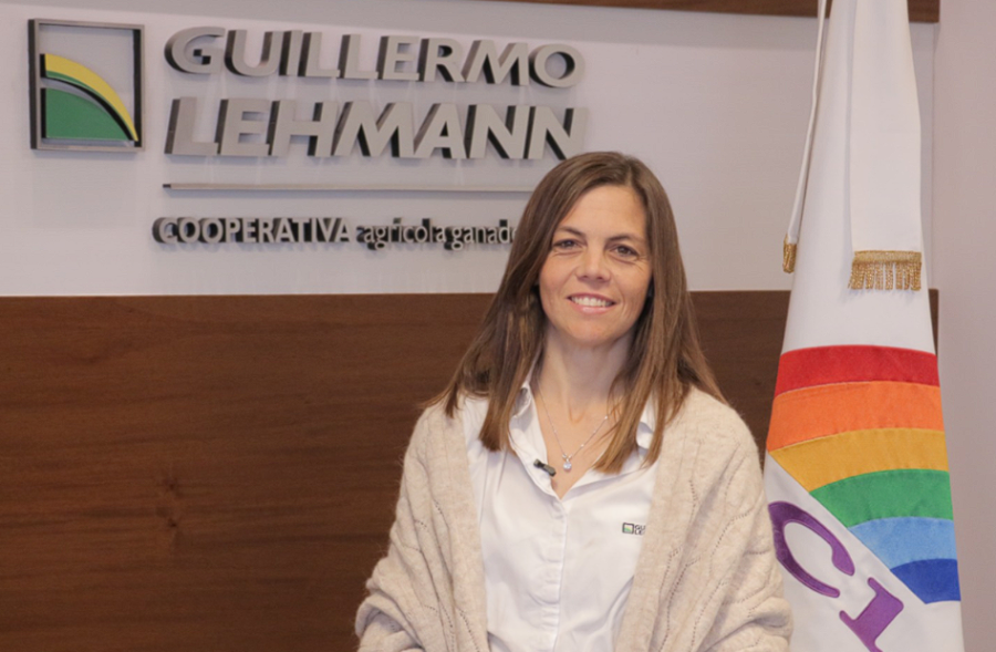 EJEMPLO. Por los valores del cooperativismo, Cecilia Karlen ponderó el rol social y productivo de "la Lehmann"